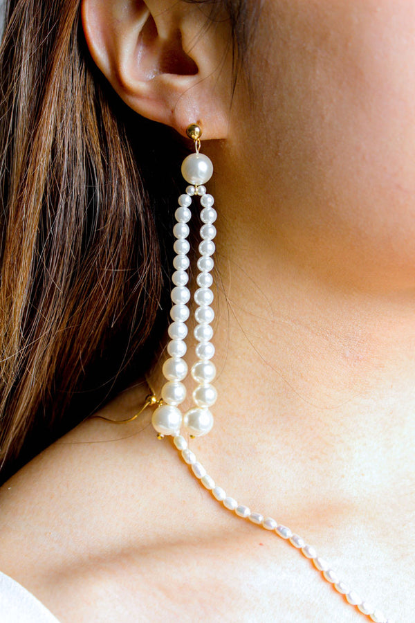 Pearl Chandelier Earrings