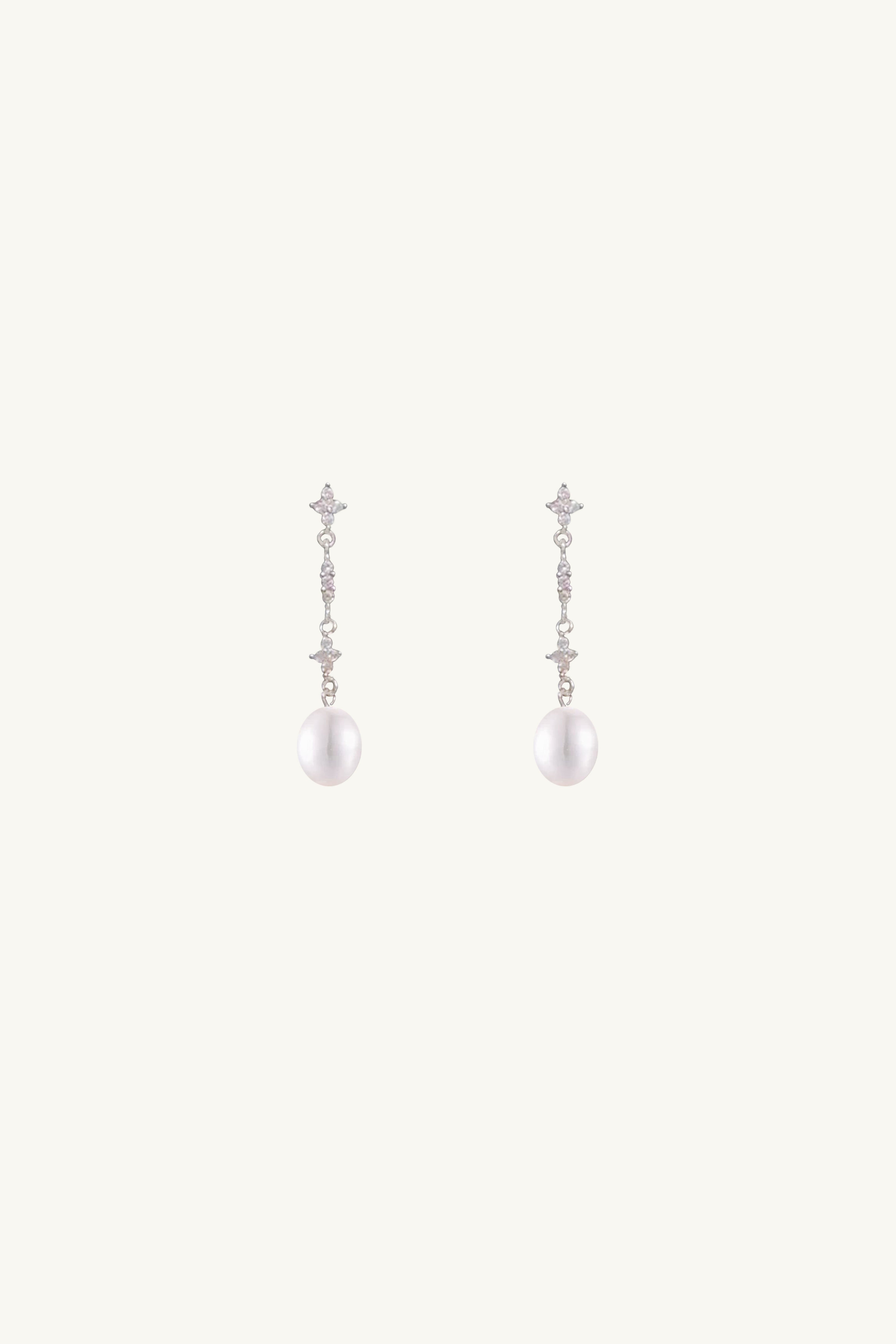 Pearl Radiance Drop Earrings