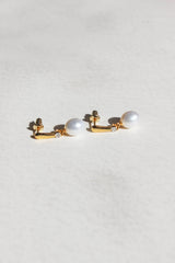 Lila Pearl Earrings