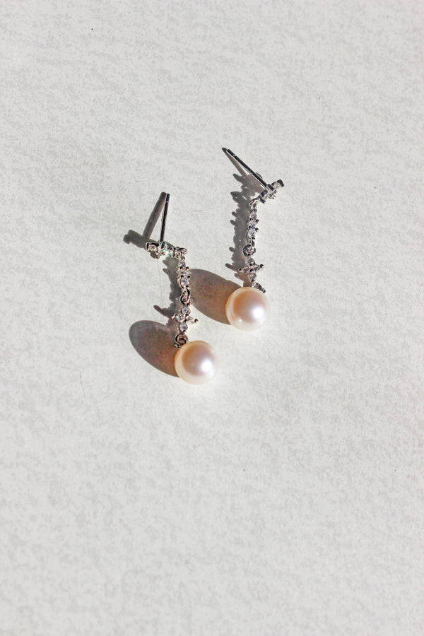 Pearl Radiance Drop Earrings