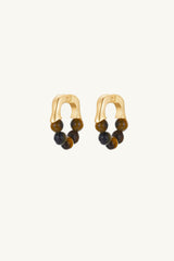 Radiance Earrings/Brown Tiger Eyes