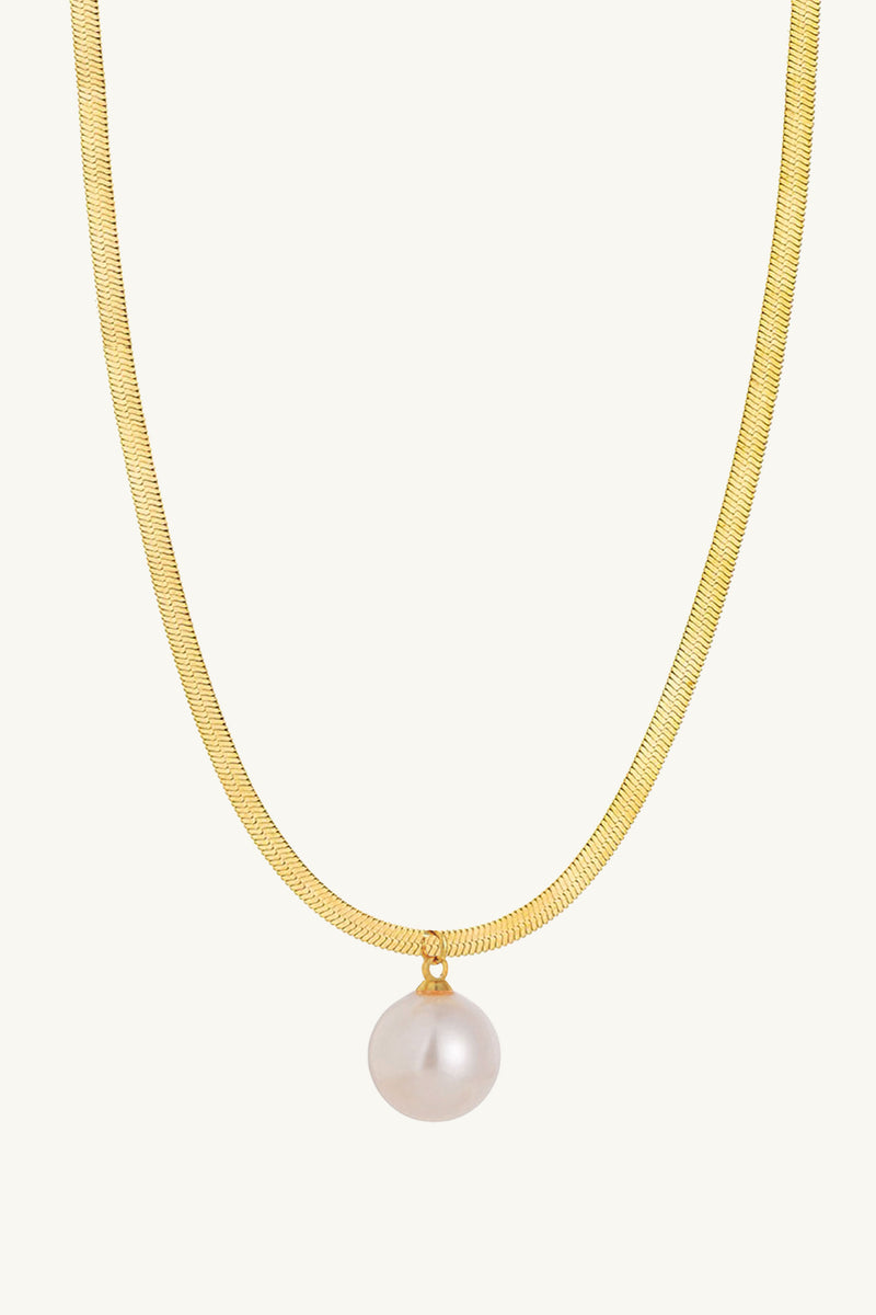 Serpentine Pearl Necklace