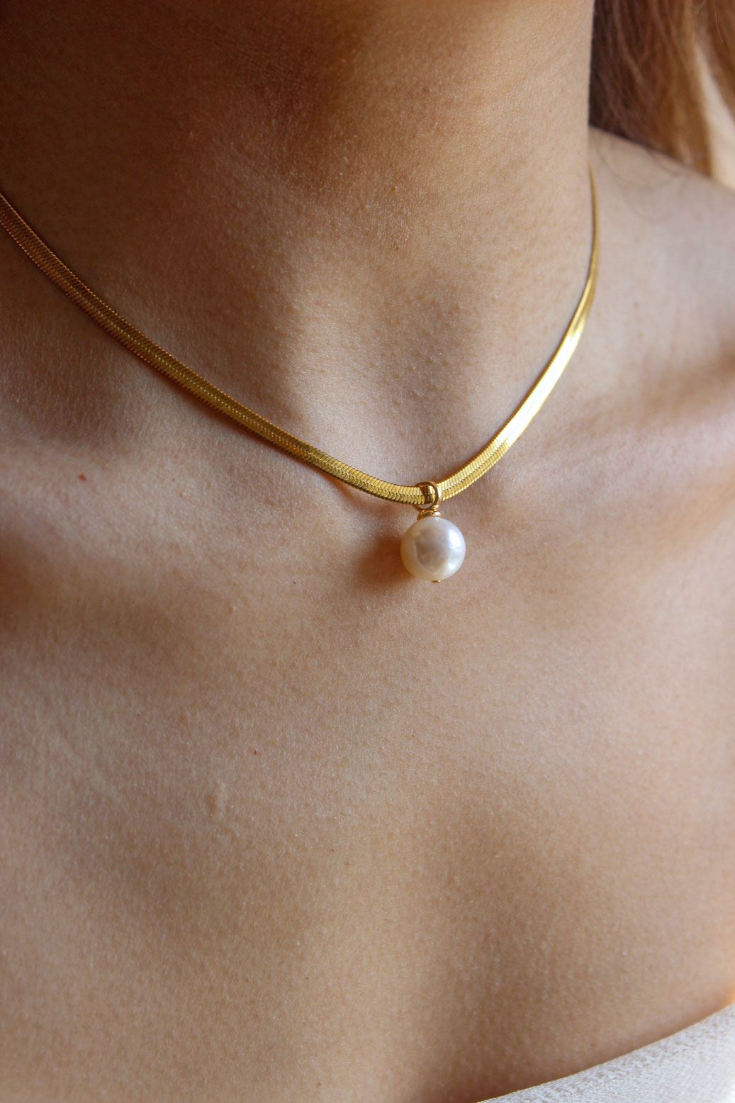 Serpentine Pearl Necklace