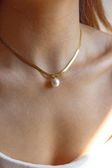 Serpentine Pearl Necklace