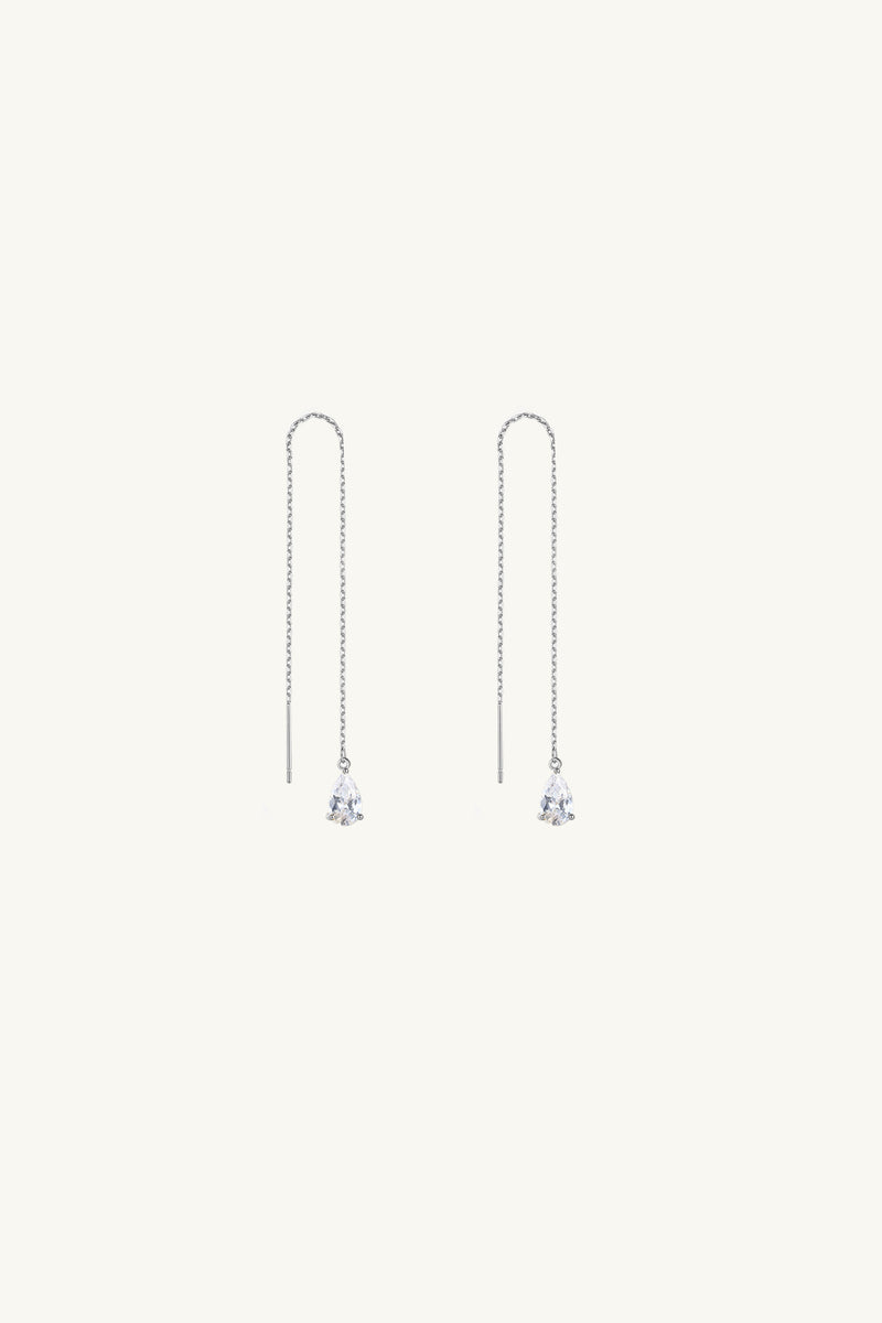 Teardrop Threader Earrings