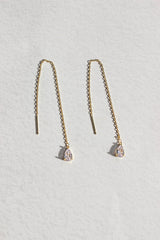 Teardrop Threader Earrings