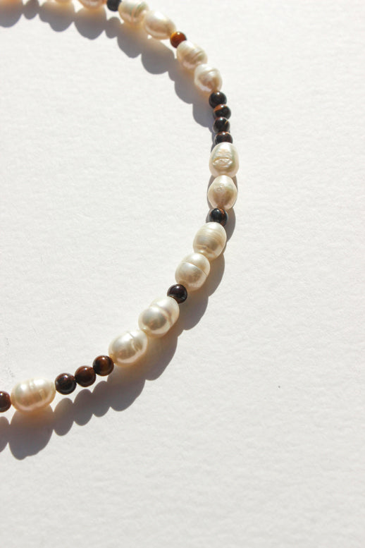 Tiger's Luster Pearl Necklace