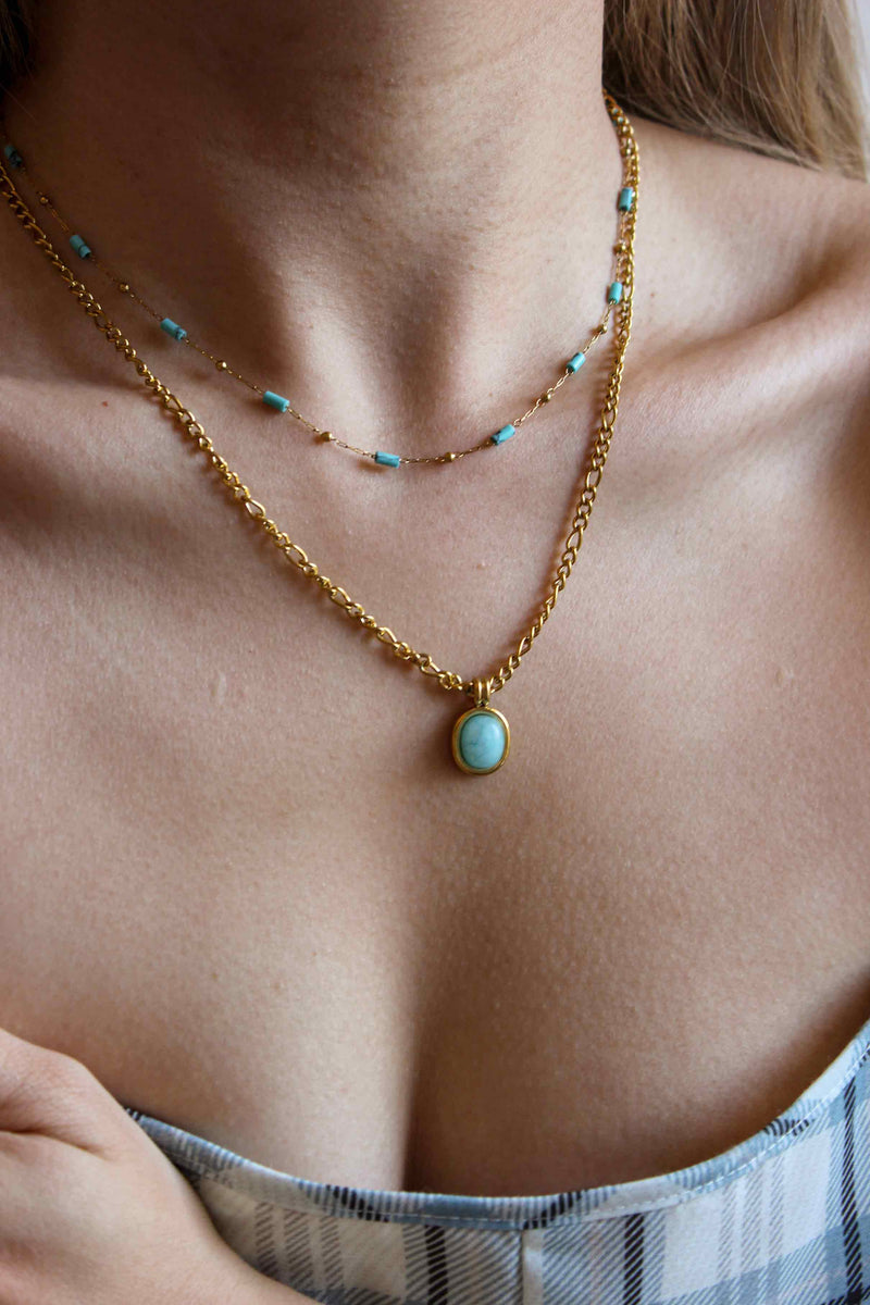 Turquoise Chain Necklace