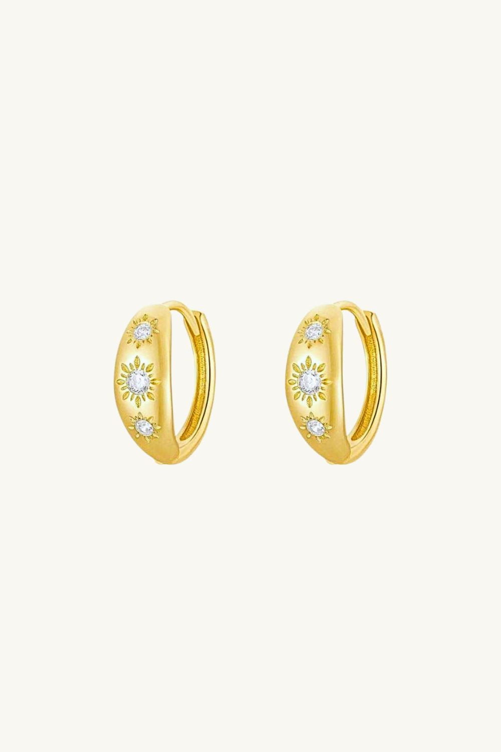 Stellar Huggie Earrings
