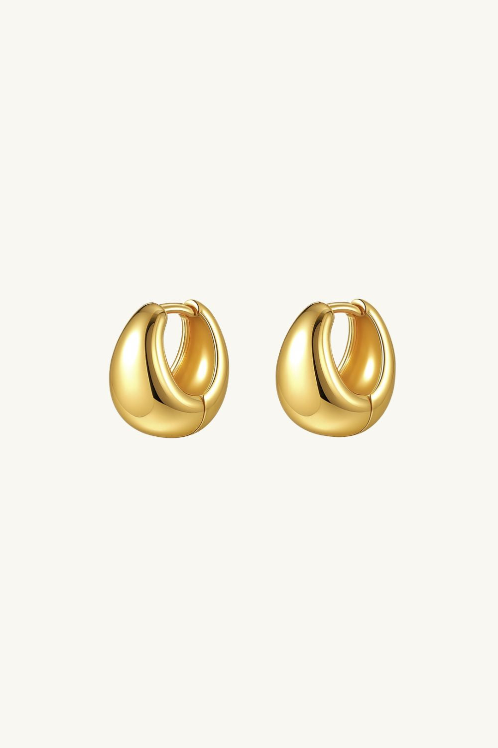 Dome Huggie Earrings