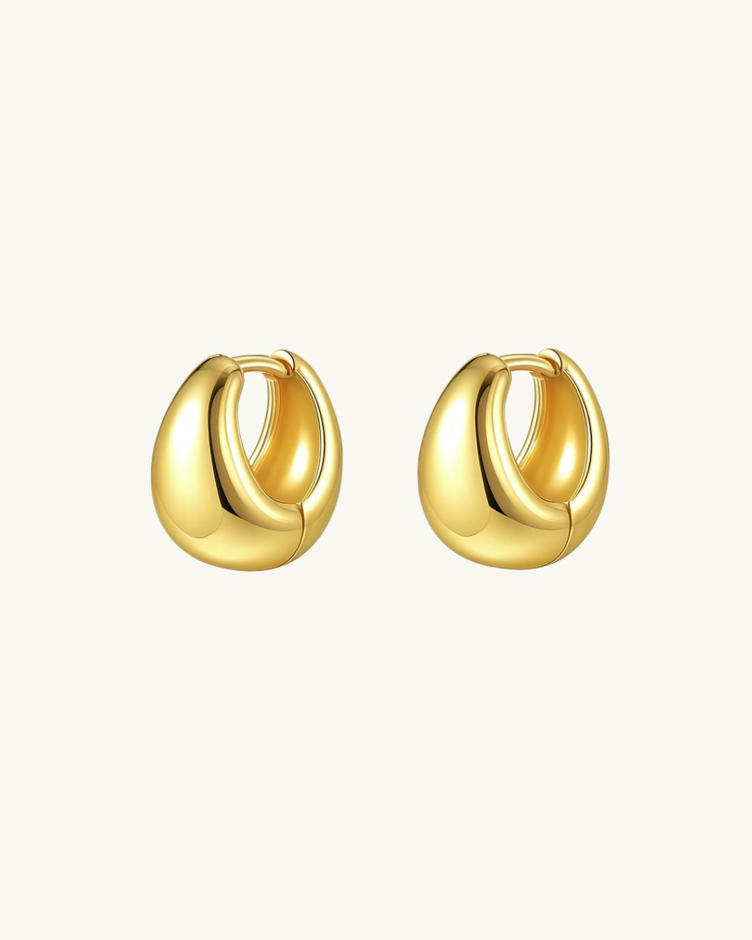 Dome Huggie Earrings