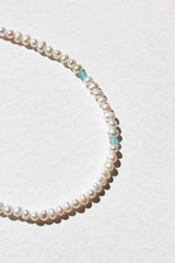 Azure Pearl Necklace