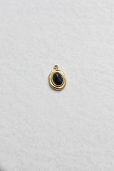 Necklace Charm/Mini Black Onyx