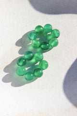 Earrings Charm/Green Quartz