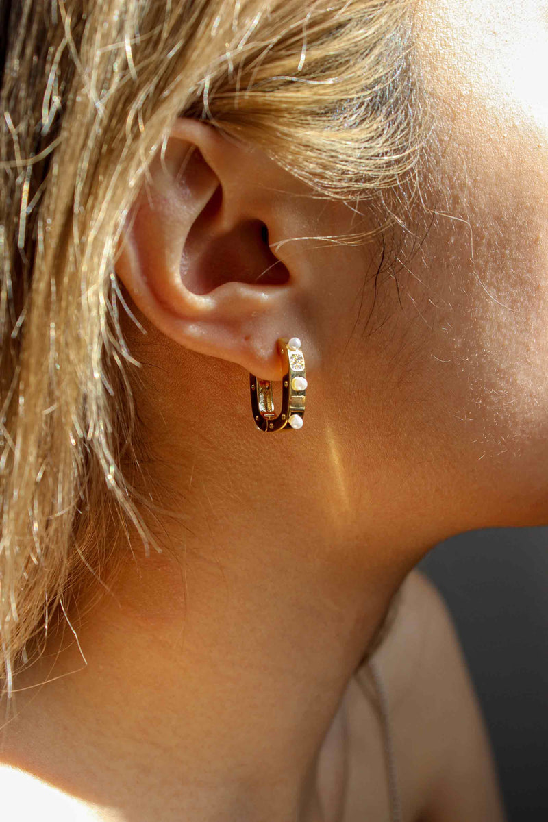 Lillian Hoop Earrings/Gold