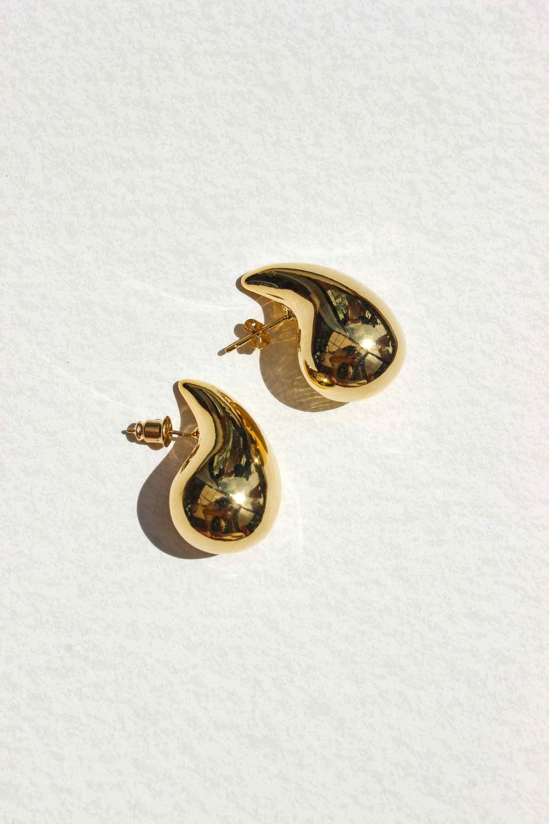 Teardrop Earrings/Gold