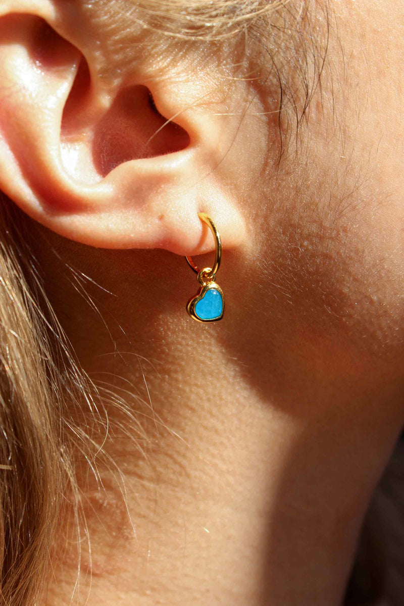 Heartfelt Earrings/Ocean