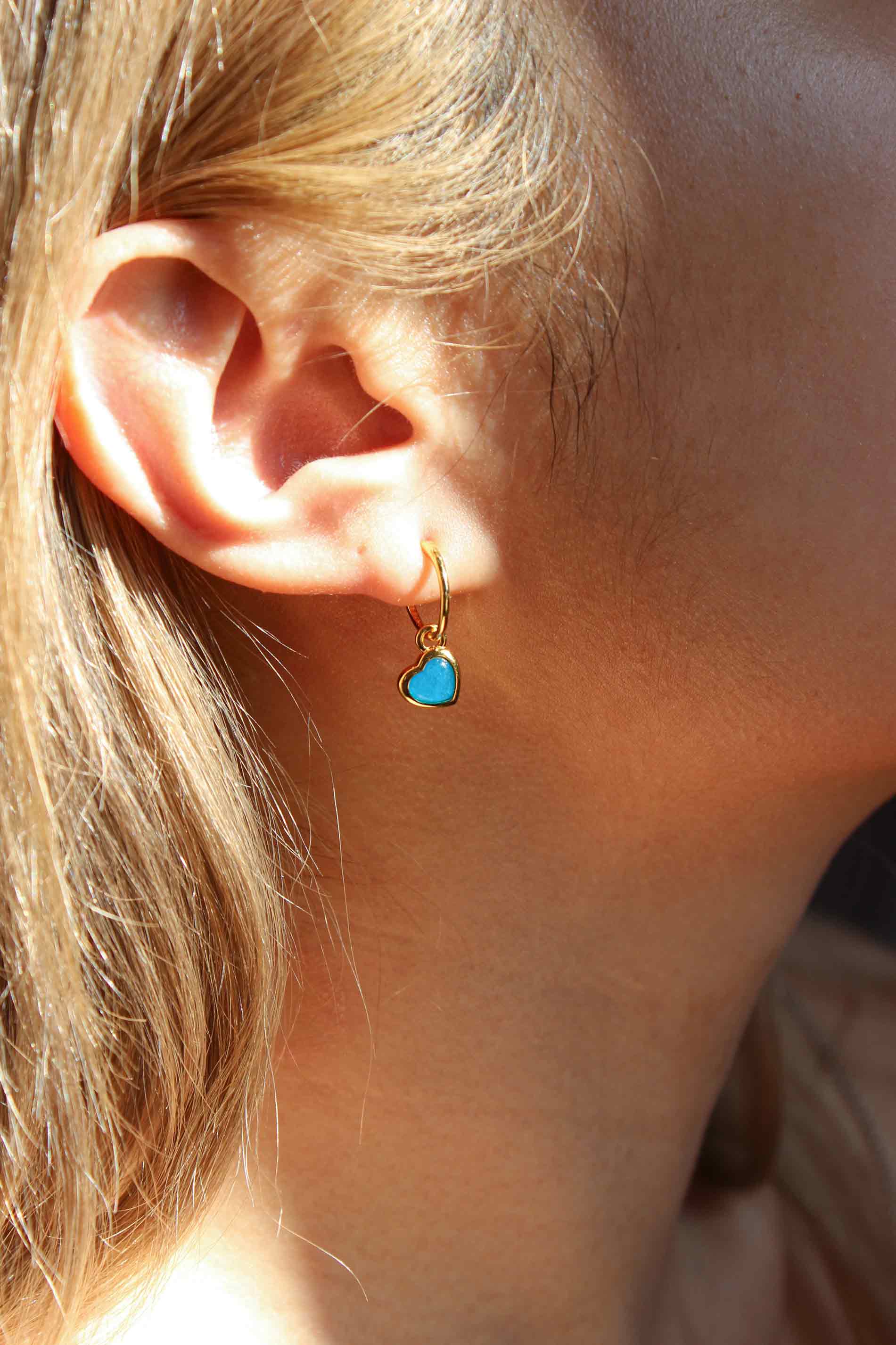 Heartfelt Earrings/Ocean