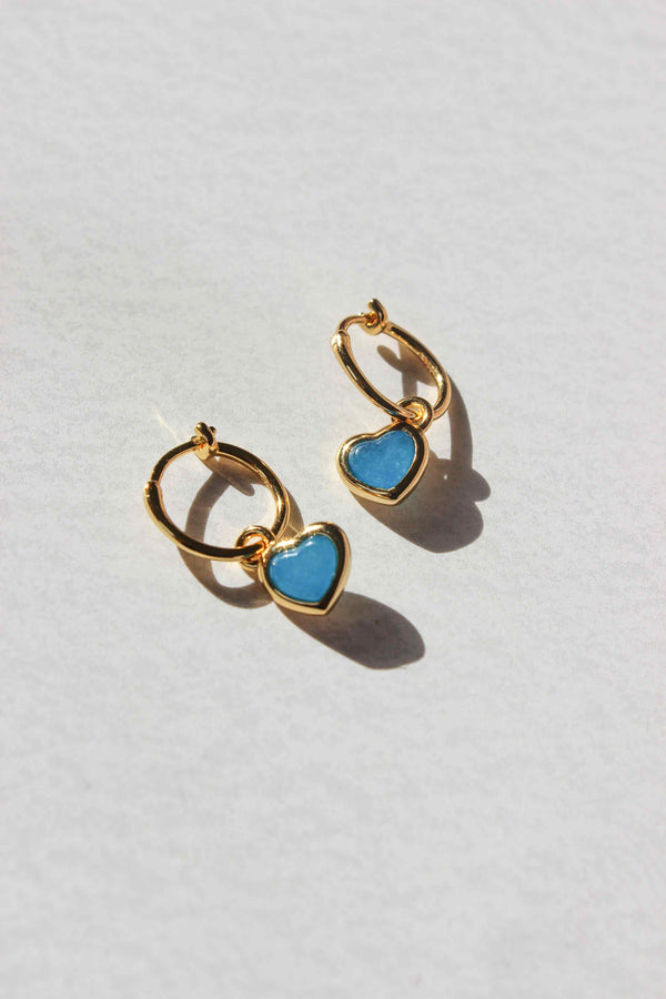 Heartfelt Earrings/Ocean