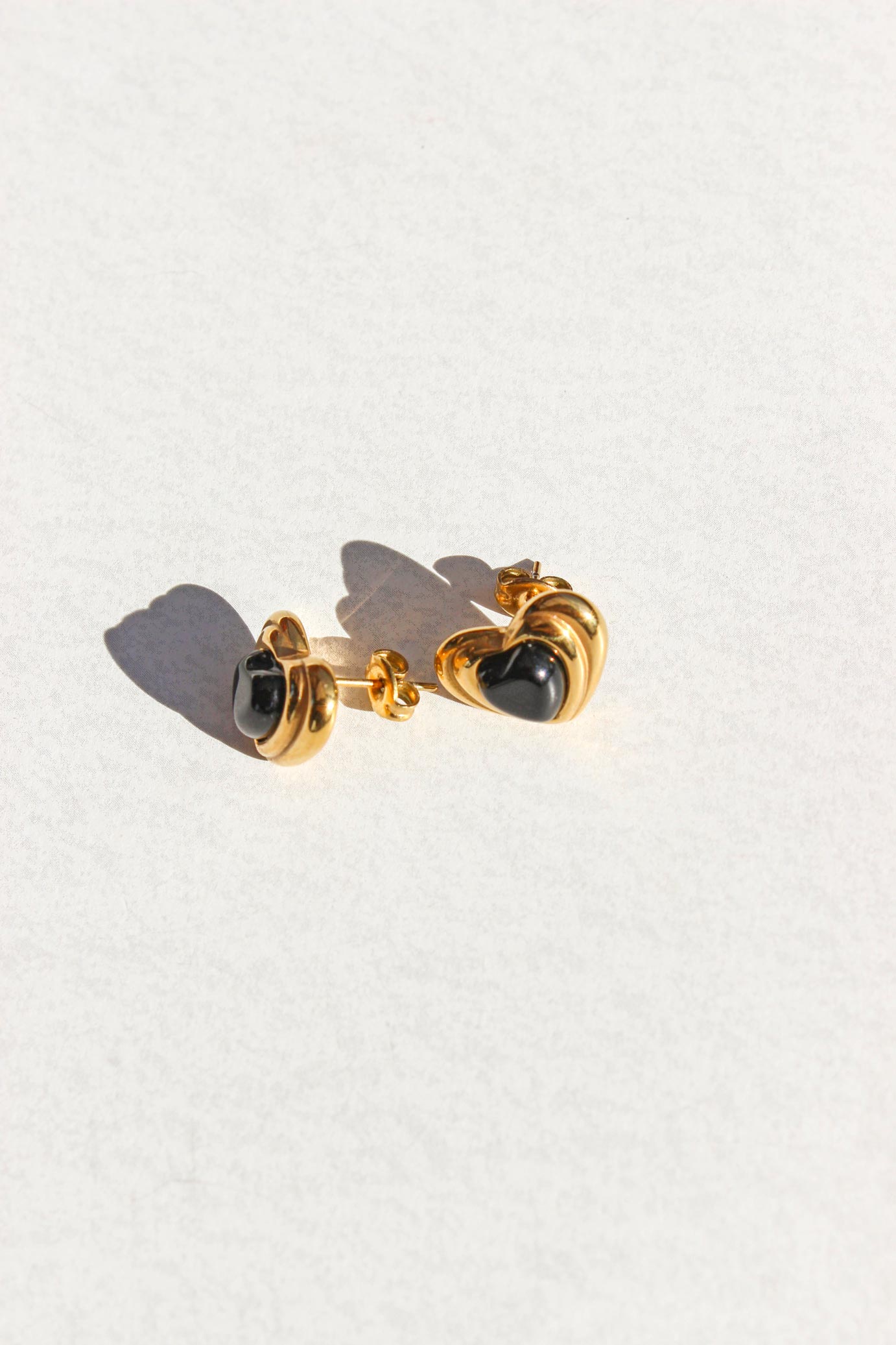 Onyx Love Earrings