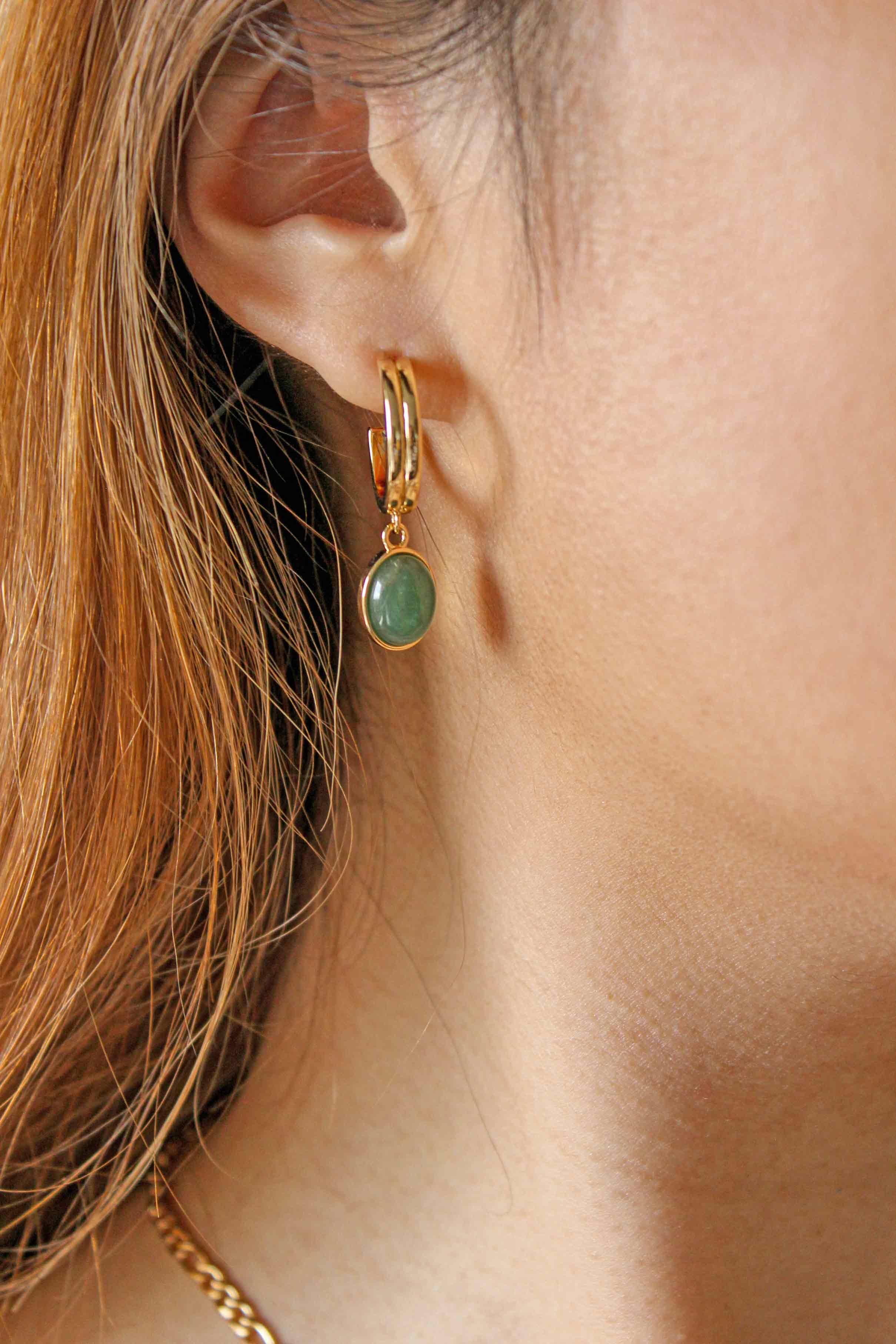 Aventurine Earrings