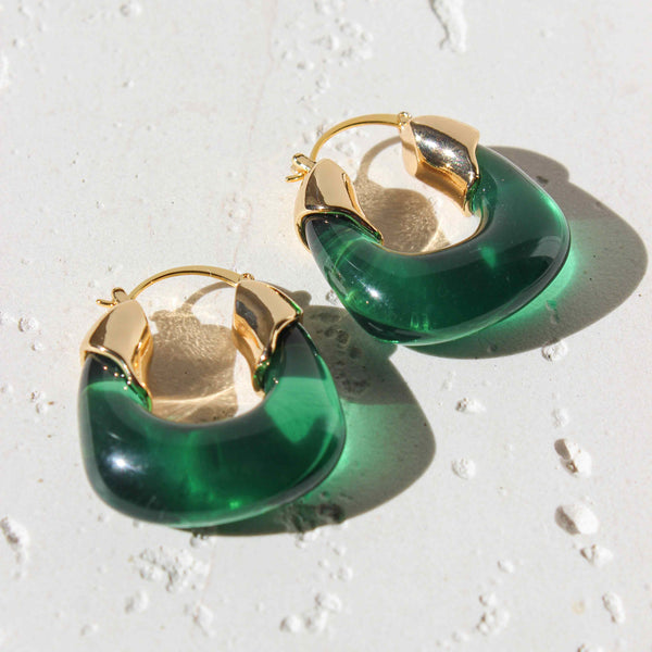 Celine deals green earrings