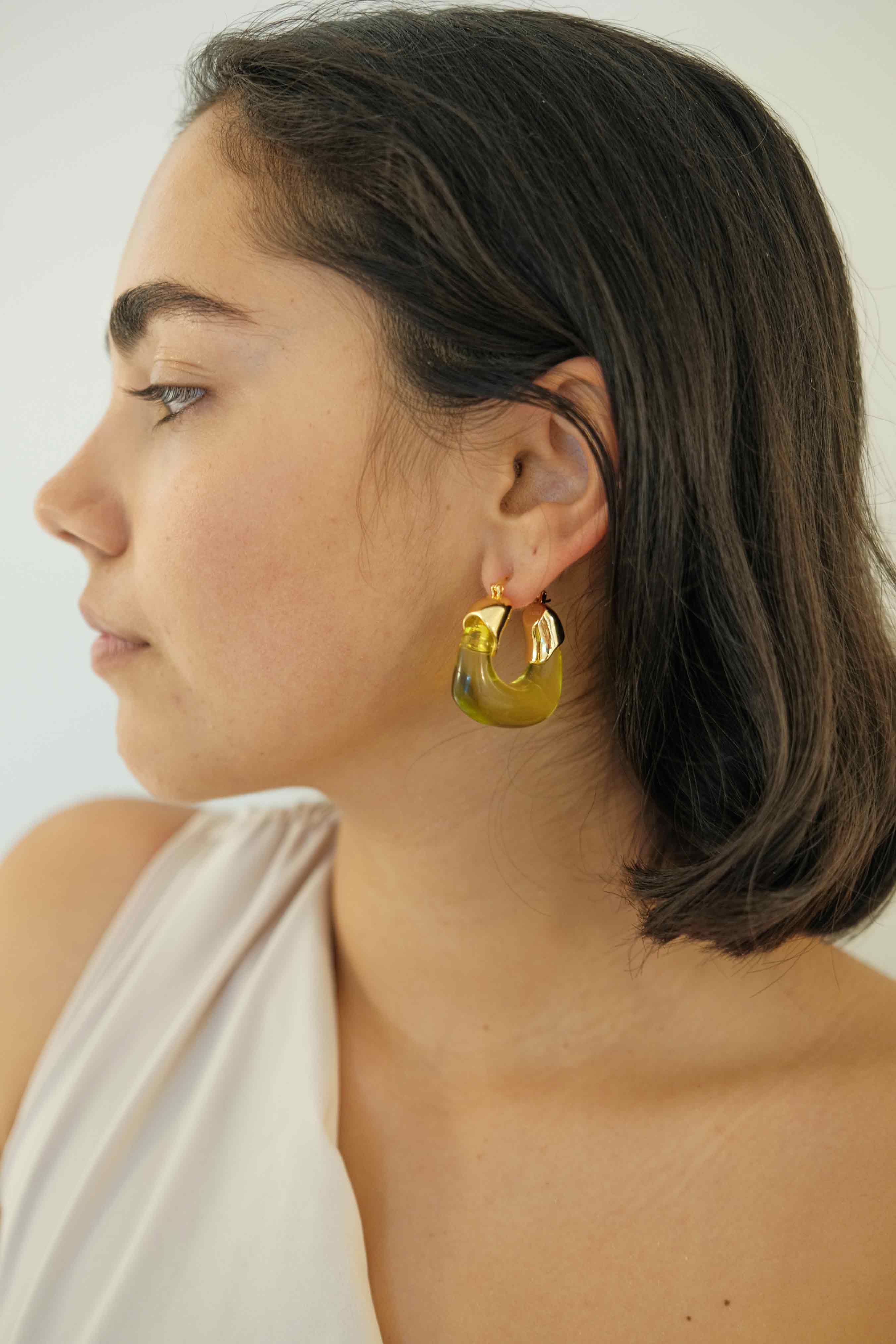 Kira Earrings/Lemon