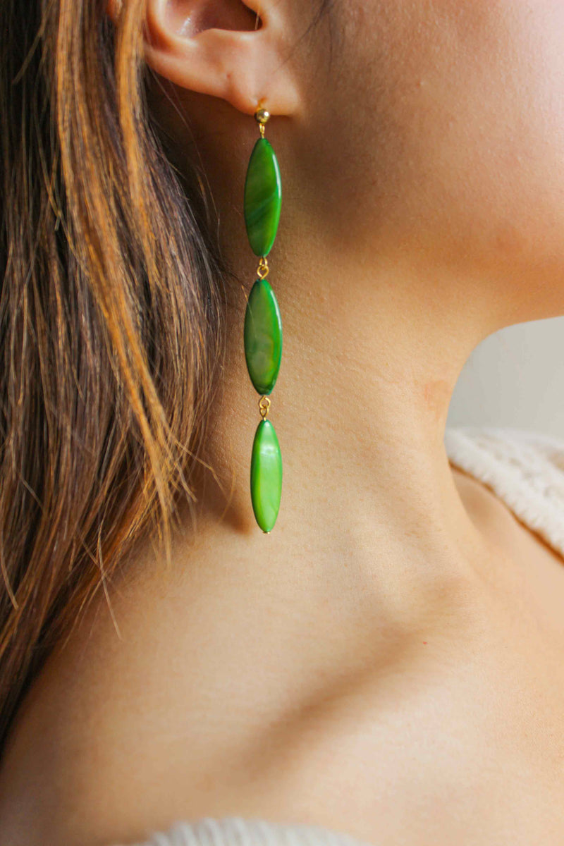 Enchanted Verdure Earrings/Long