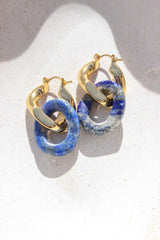 Marsha Earrings/Lapis Lazuli