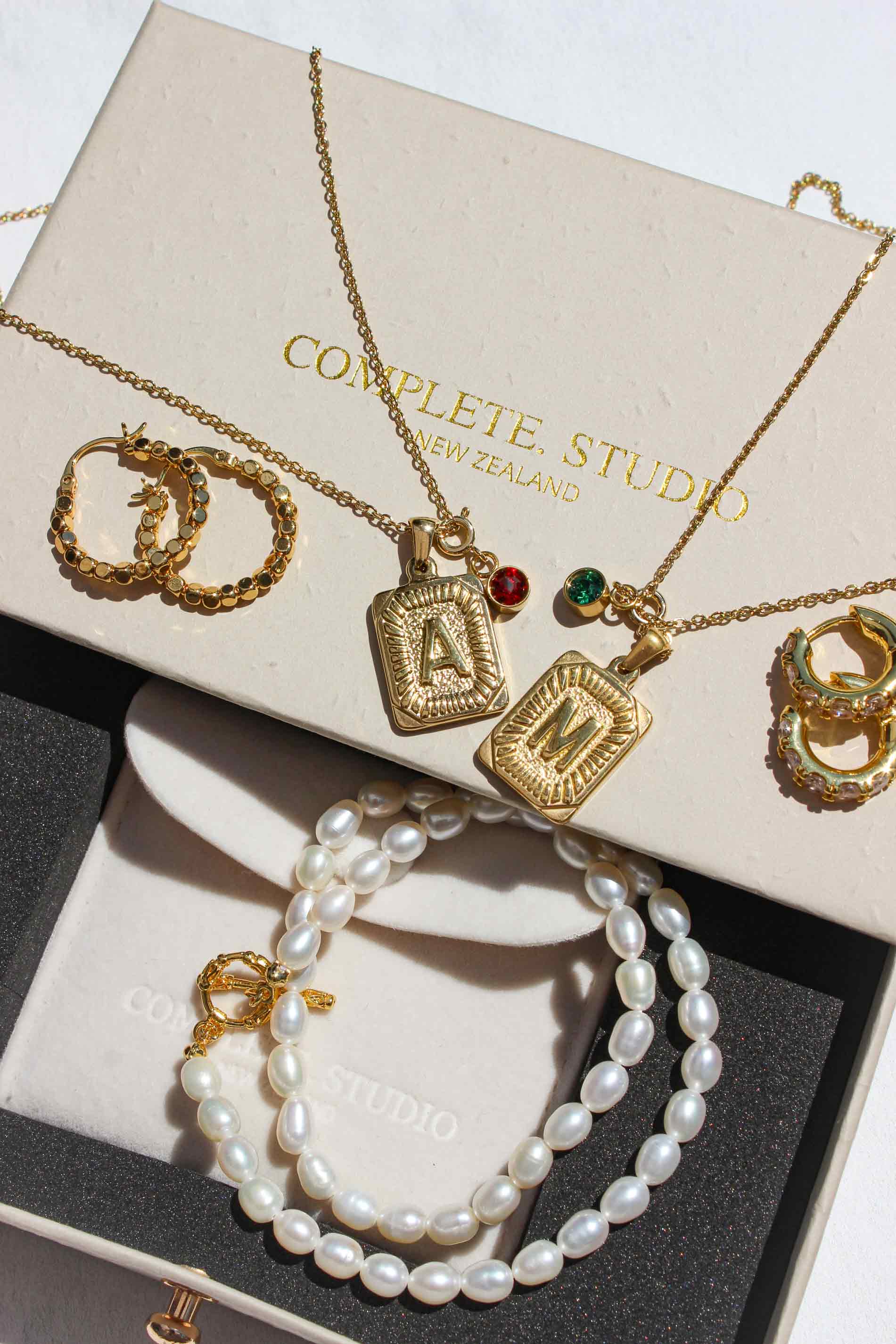 Jewellery Mystery Box - Festive Initial Set 3PCS