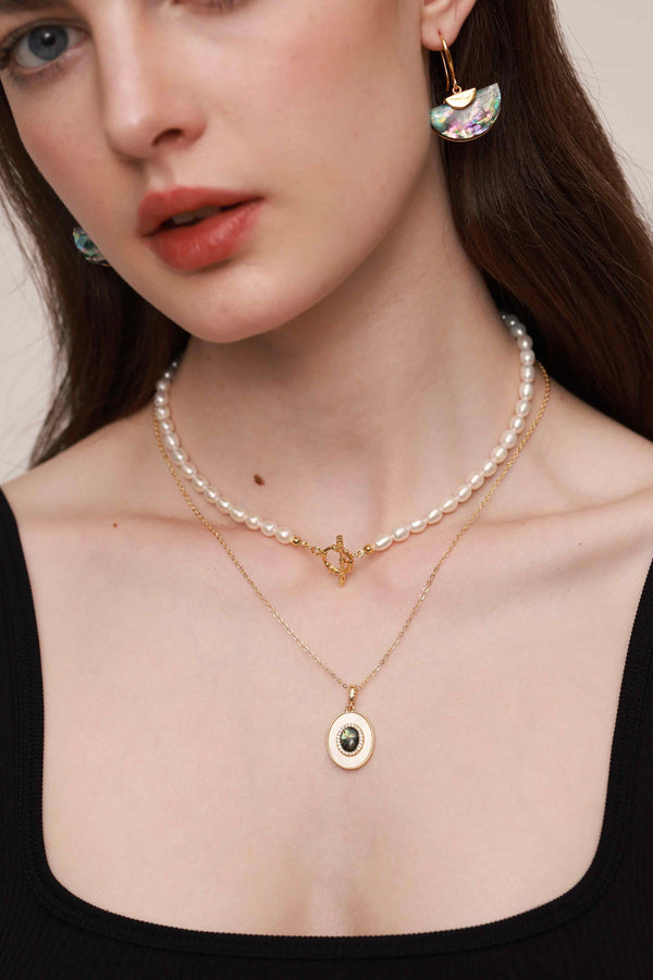 Necklace Charm/Paua Shell