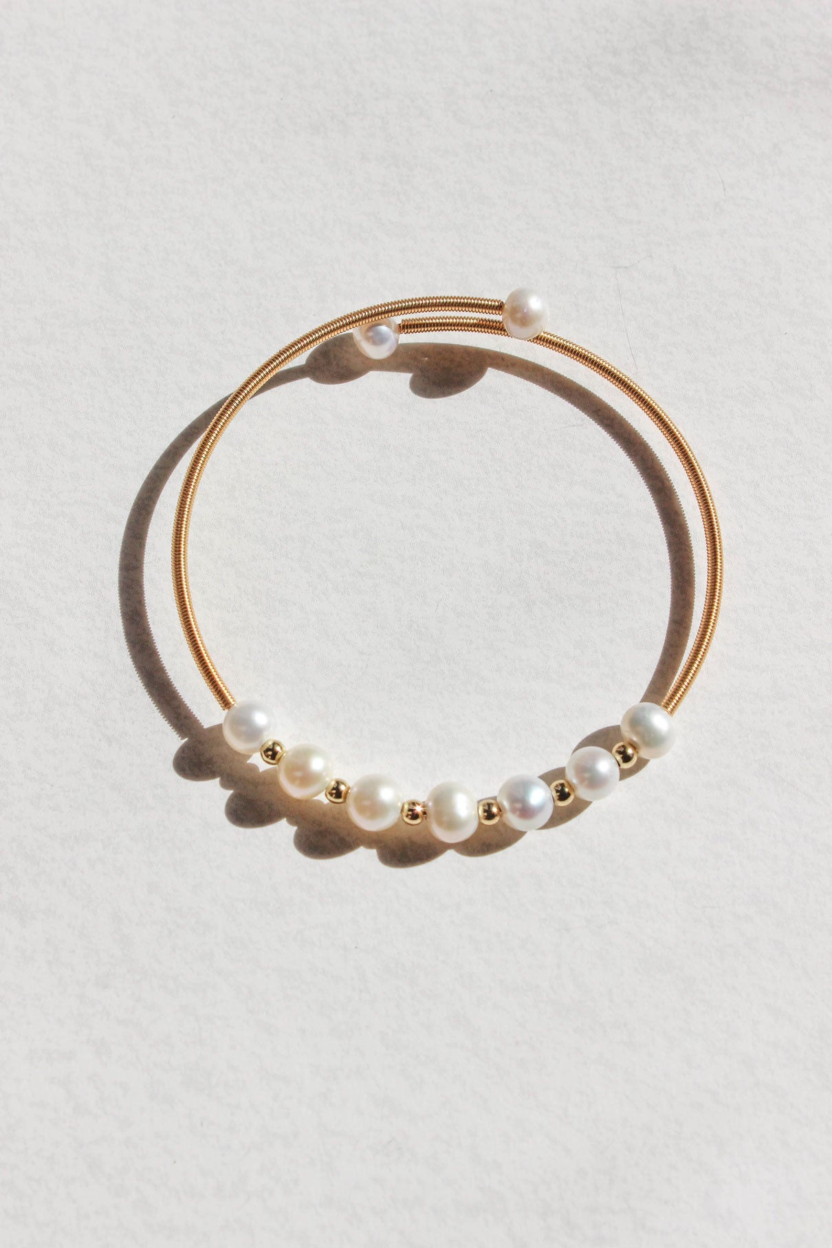 Gleaming Pearl Bangle