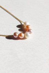 Radiant Sunset Pearl Necklace