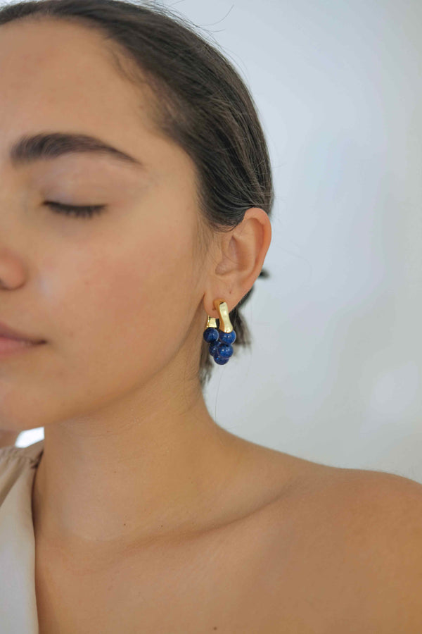 Radiance Earrings/Lapis Lazuli