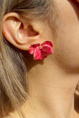 Rose Petal Earrings