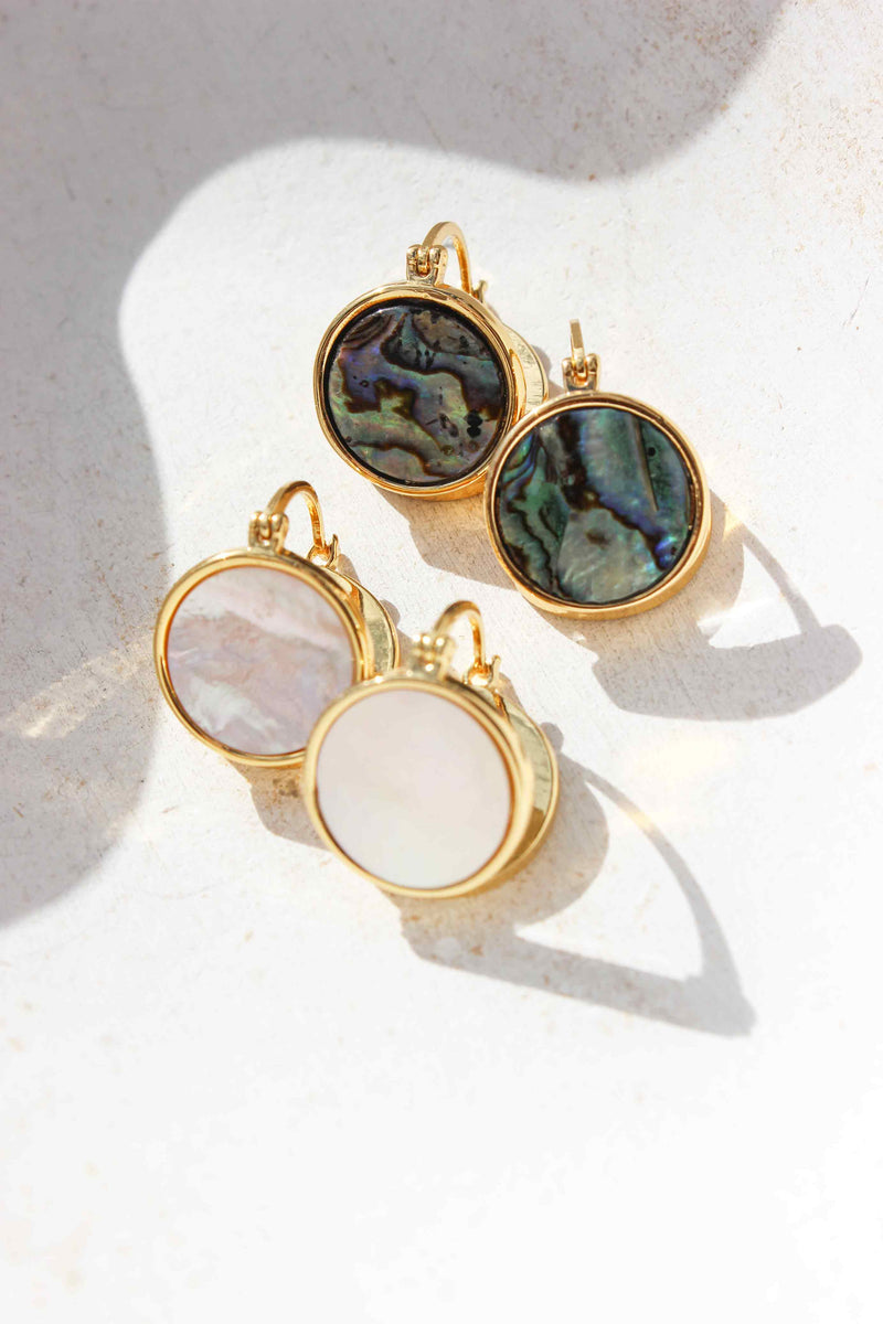 Ryley Earrings/Mother of Pearl