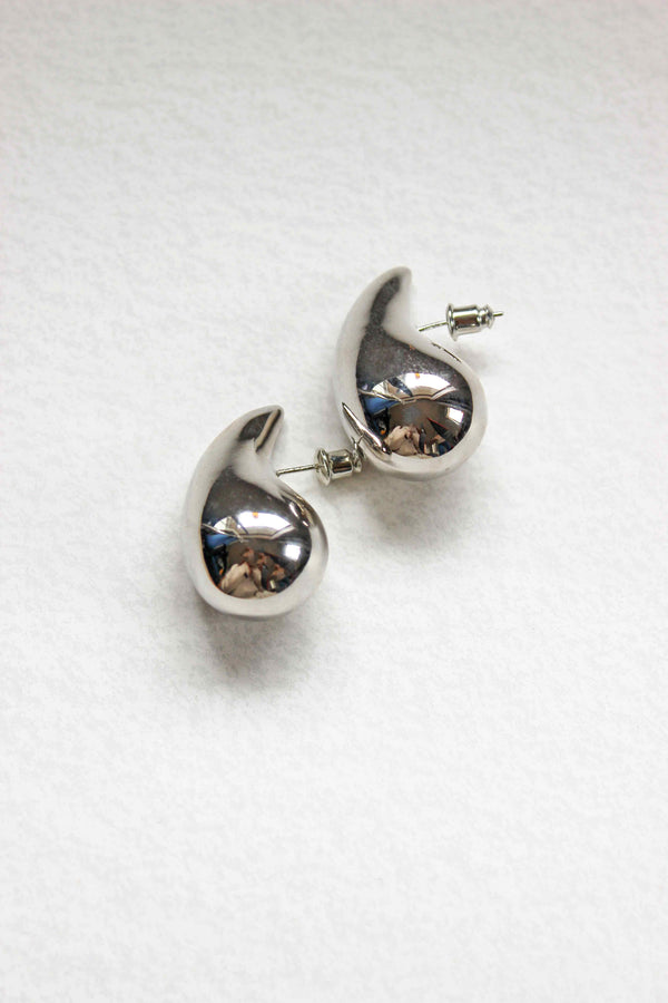 Teardrop Earrings/Silver