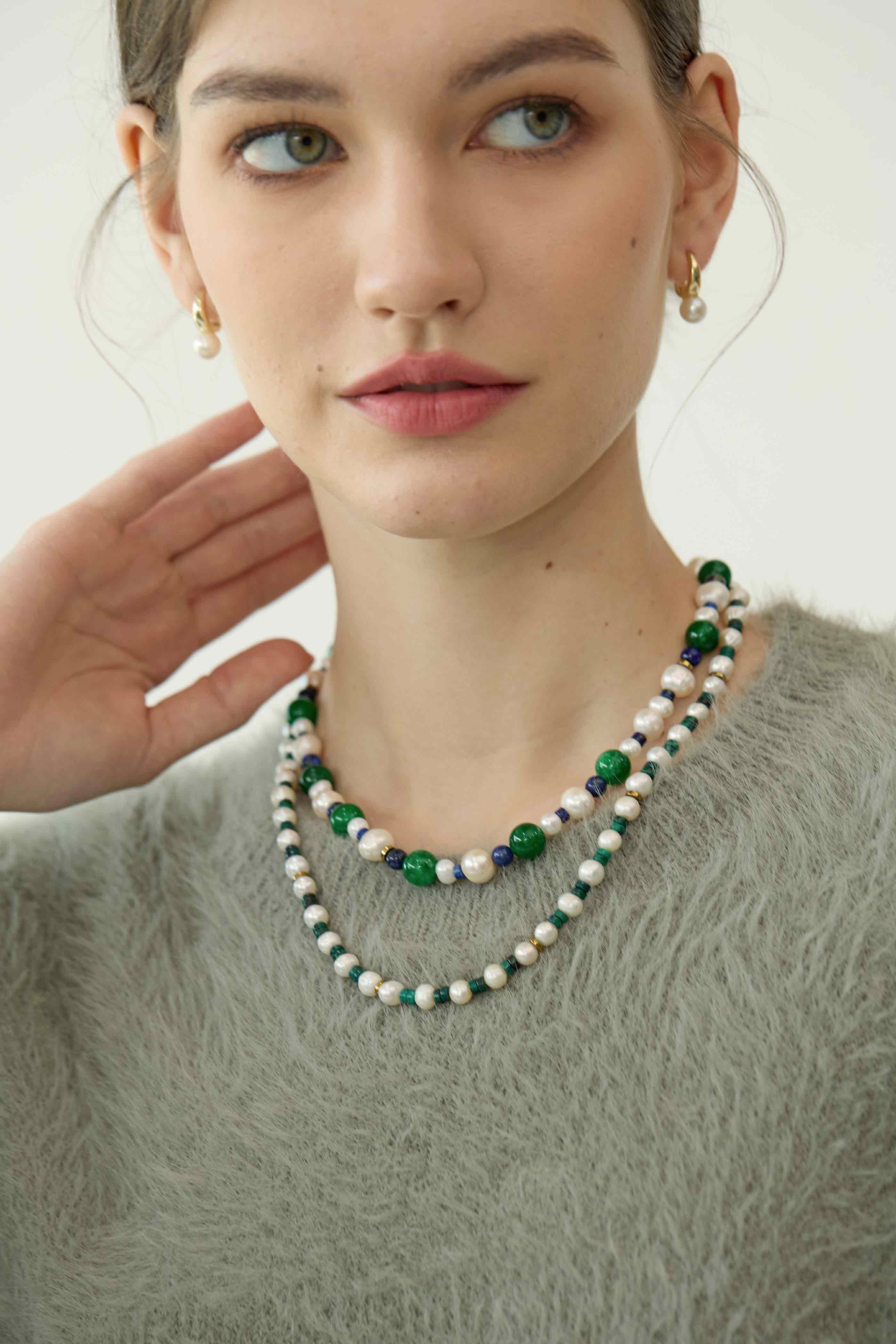 Verdant Waves Necklace