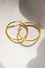 Kiera Hoop Earrings/40mm - Complete. Studio