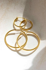 Kiera Hoop Earrings/40mm - Complete. Studio