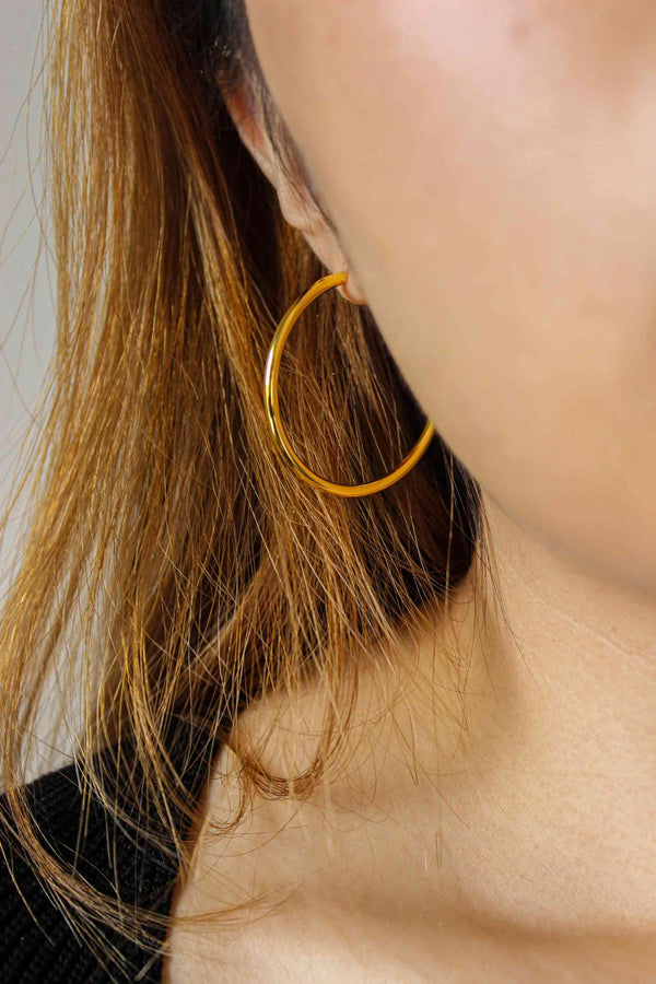 Kiera Hoop Earrings/40mm - Complete. Studio