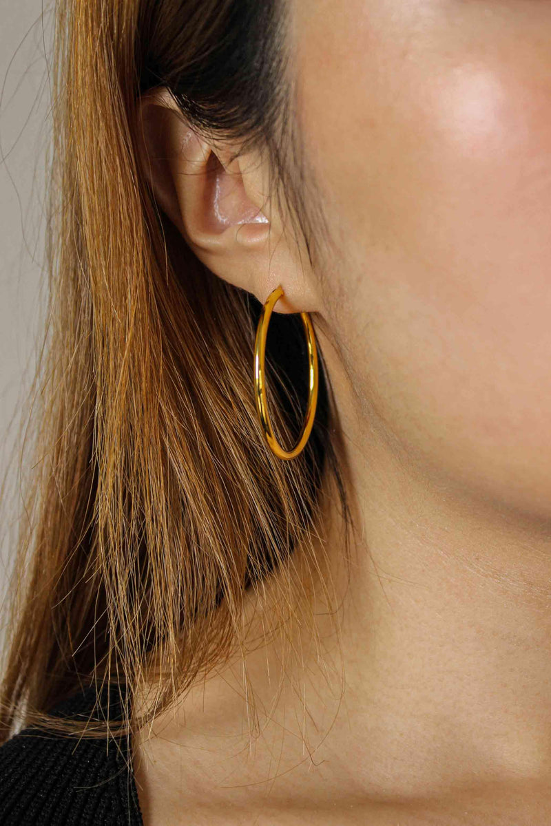 Kiera Hoop Earrings/40mm - Complete. Studio