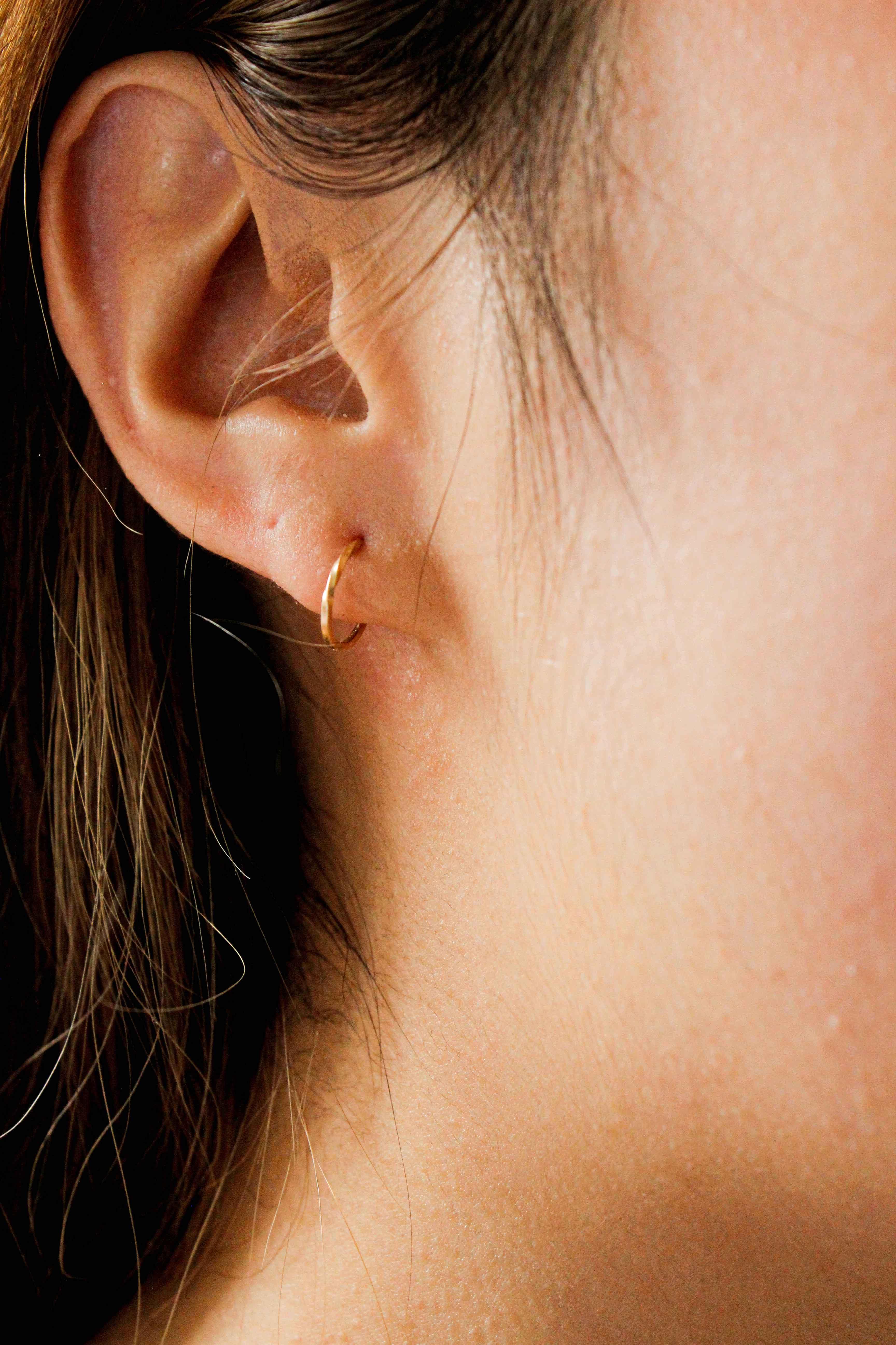 Everyday Huggie Hoop Earrings/10mm - Complete. Studio