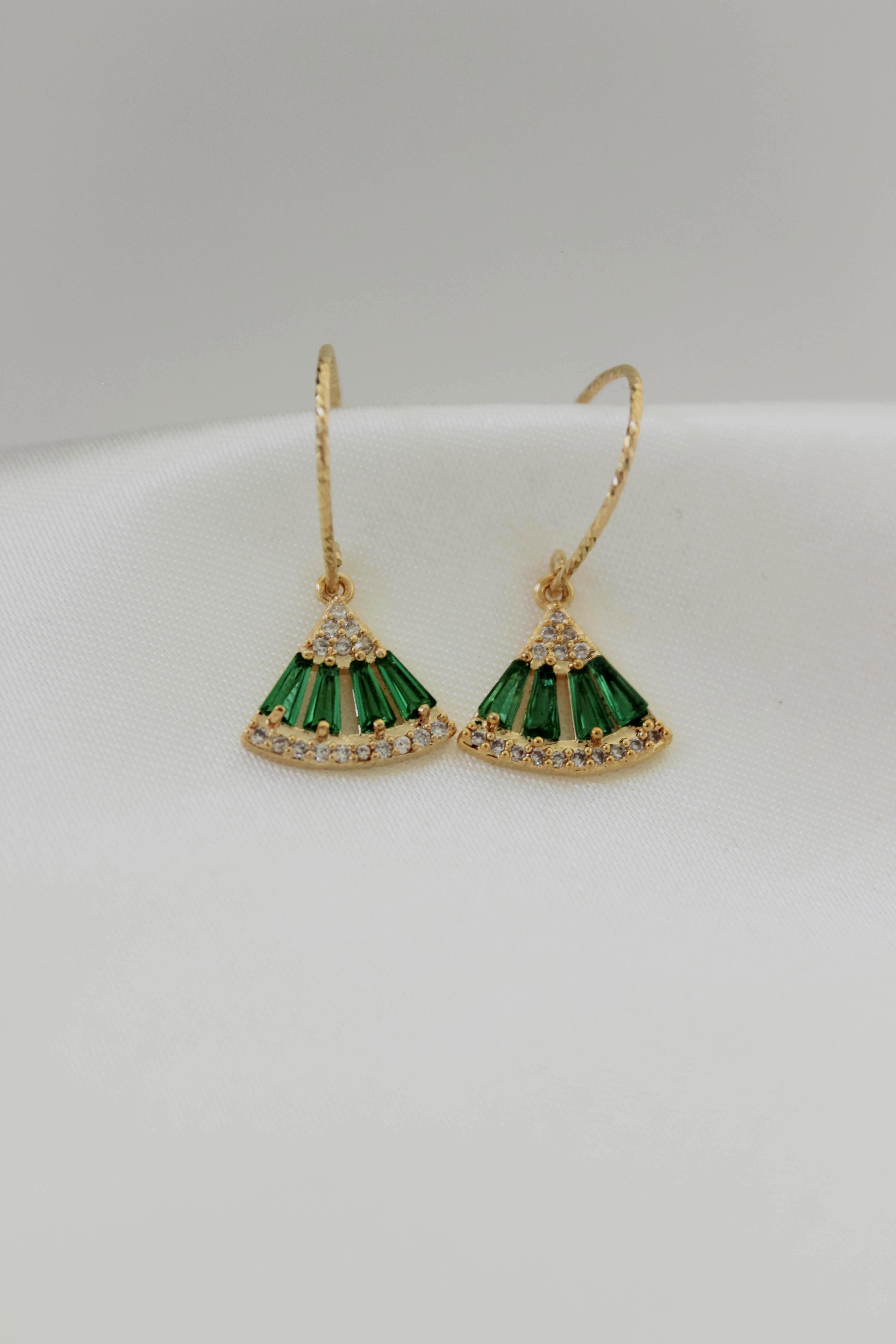 Esmeralda Dangle Earrings - Complete. Studio