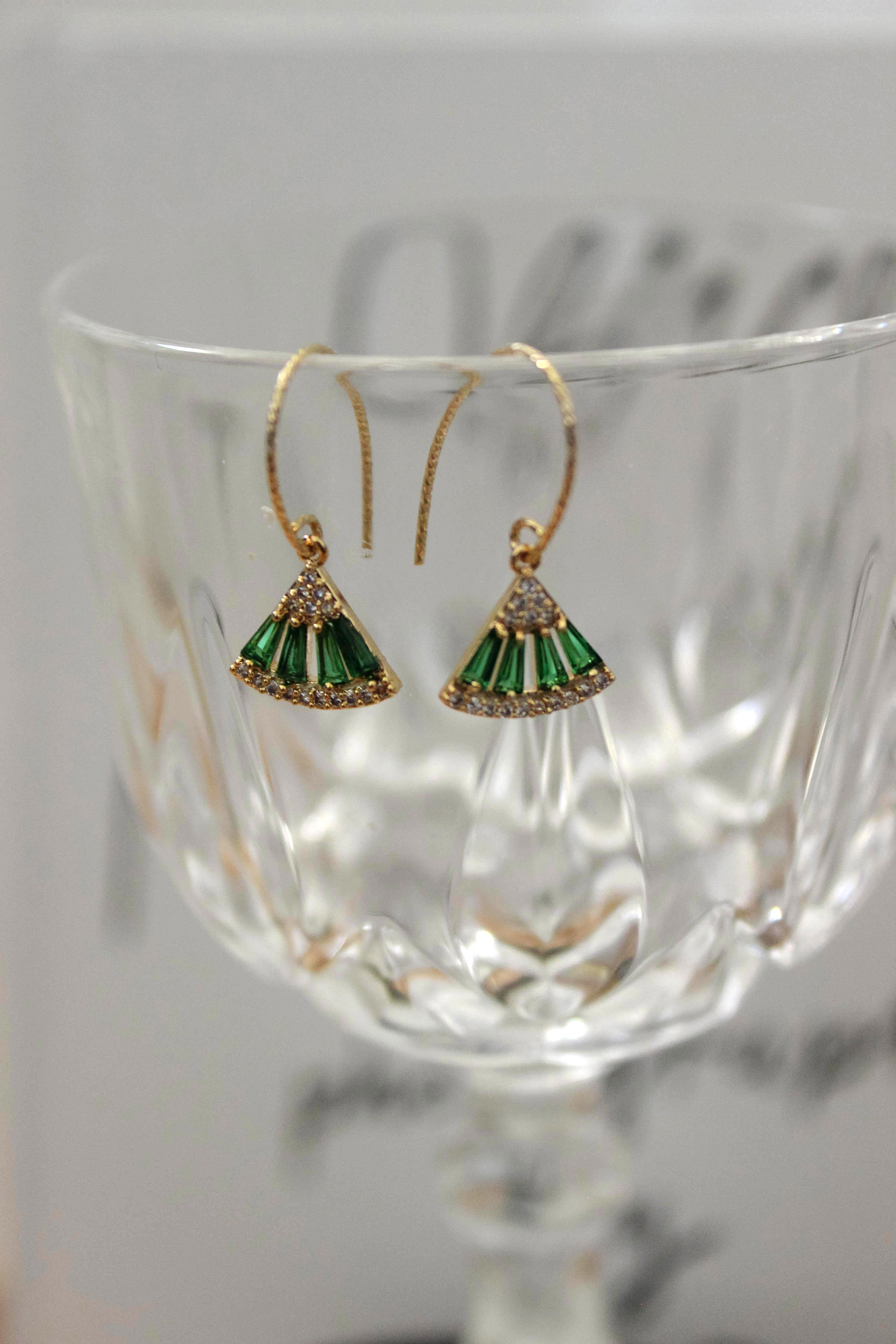 Esmeralda Dangle Earrings - Complete. Studio