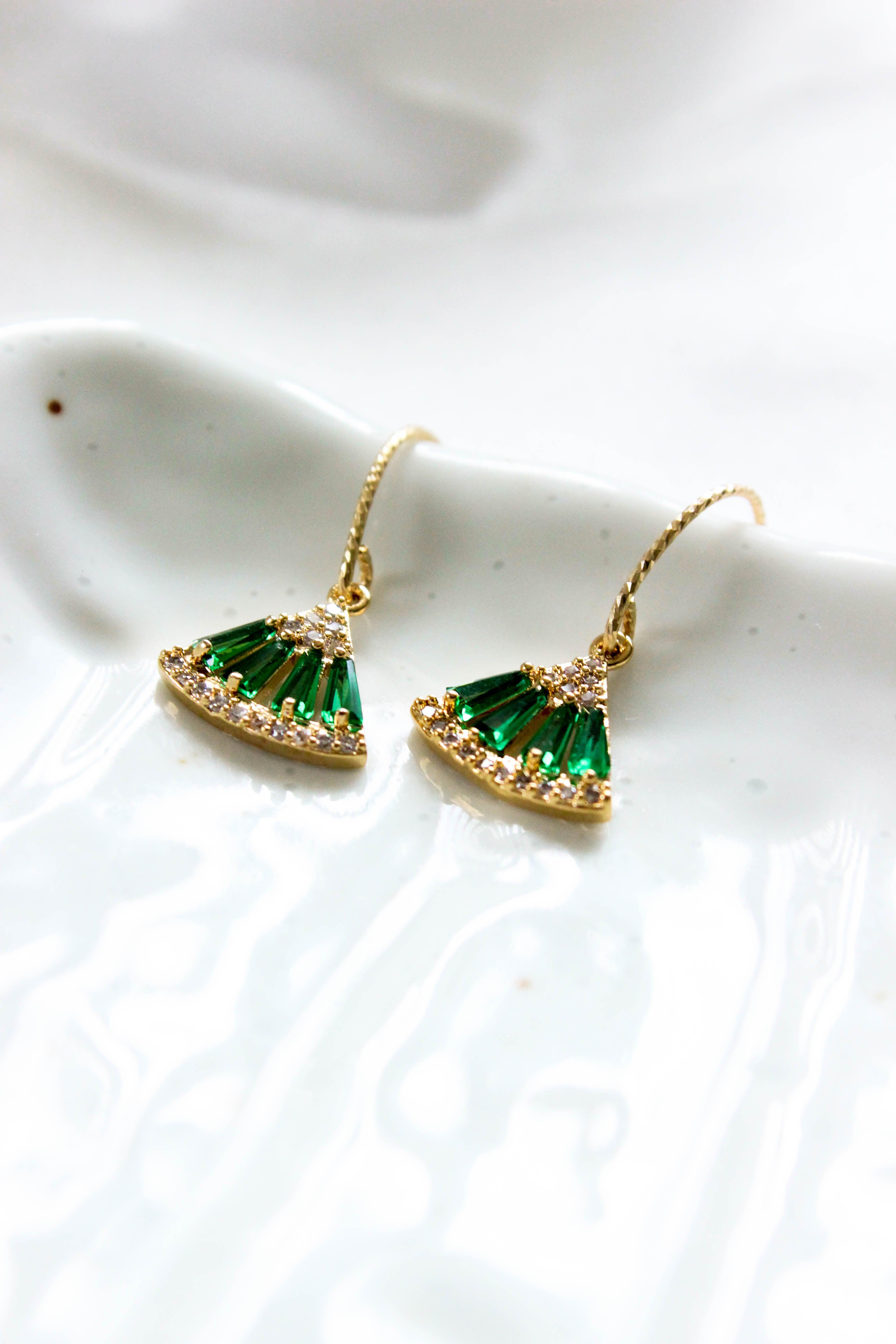 Esmeralda Dangle Earrings - Complete. Studio