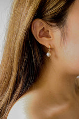 Mini Pearl Hoop Earrings - Complete. Studio