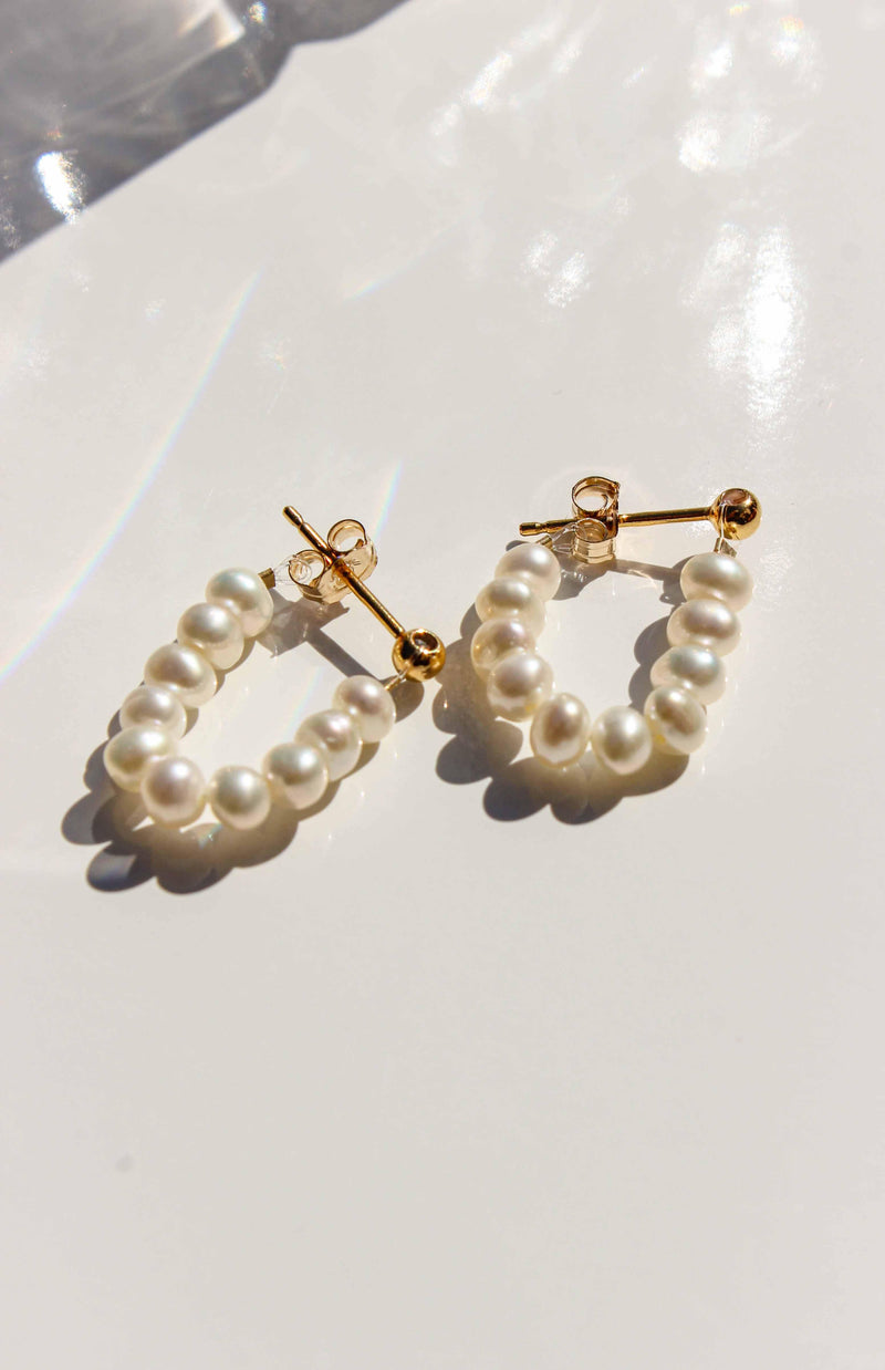 Delaney Pearl Earrings - Complete. Studio