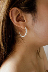 Stella Pearl Hoop Earrings - Complete. Studio