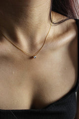 Minimalist Stud Necklace - Complete. Studio